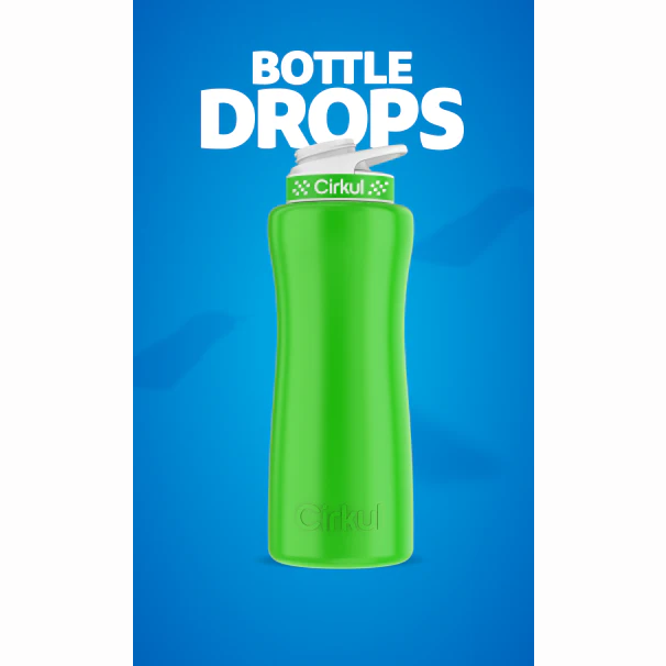 Limited Edition: 32oz. Neon Green Steel Bottle & Lid